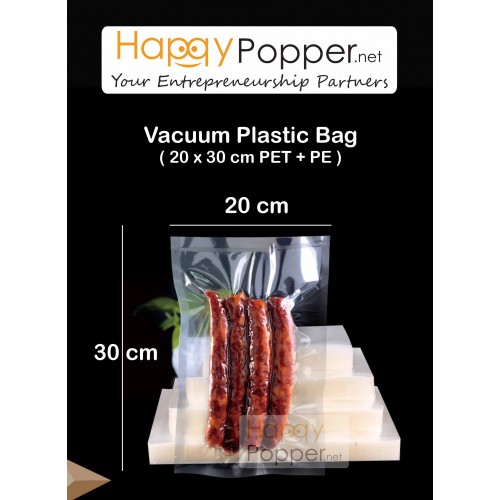 Vacuum Plastic Bag ( 20 x 30 cm PET + PE ) VST0001 真空包装袋